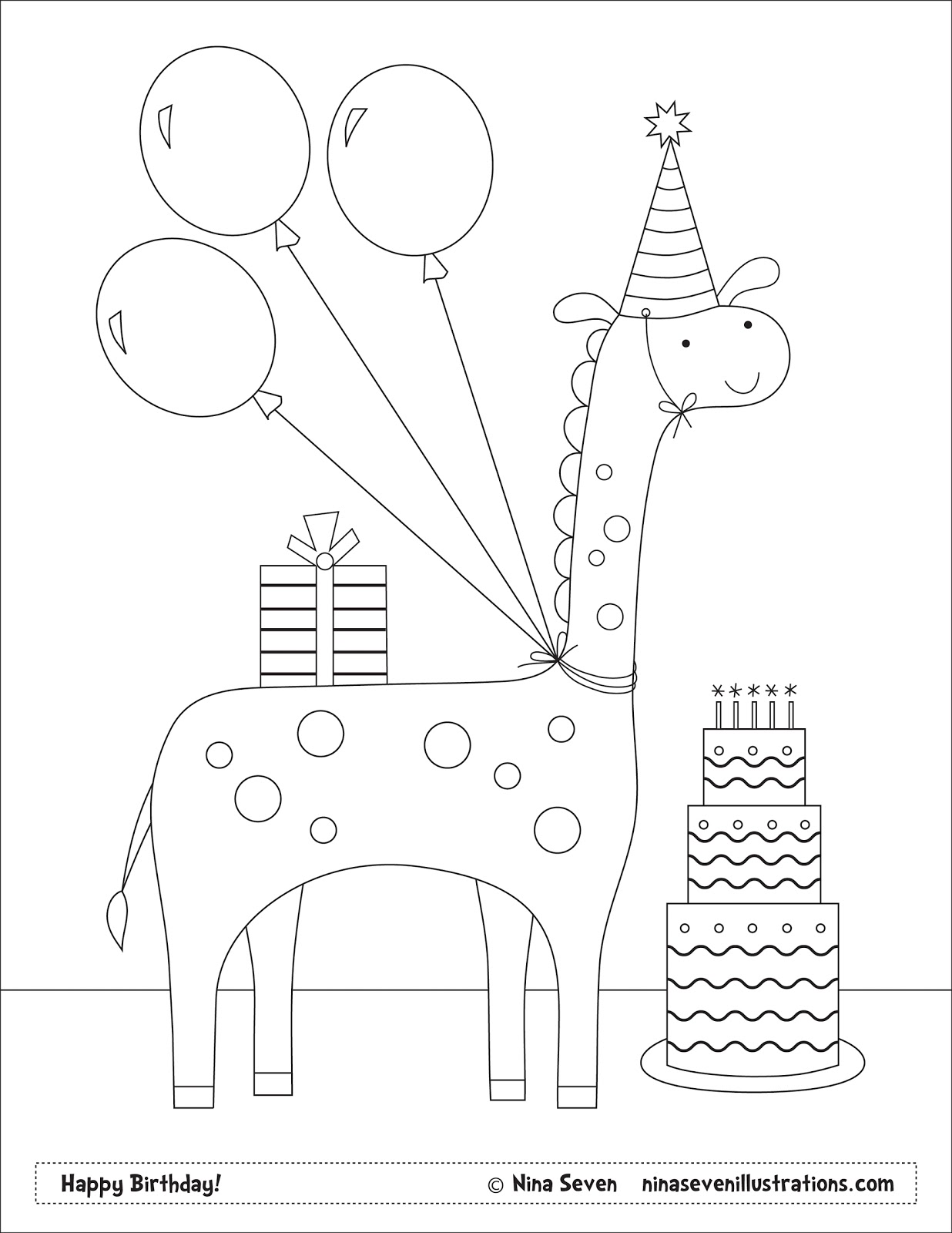 1236x1600 Nina Seven Free Coloring Pages