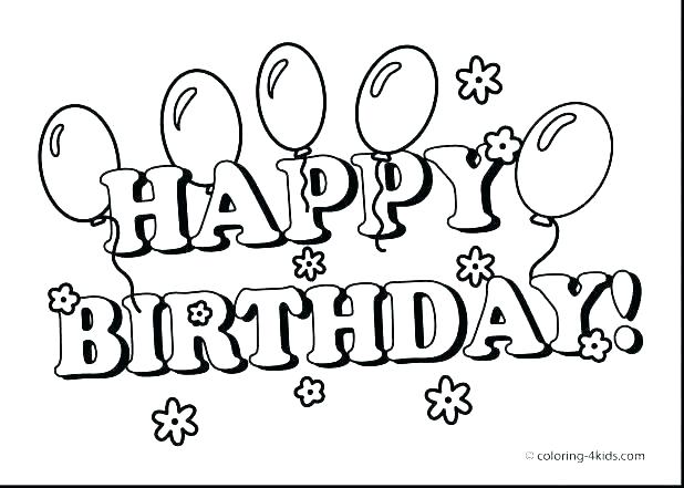 618x441 Free Birthday Coloring Pages Free Birthday Coloring Pages Free