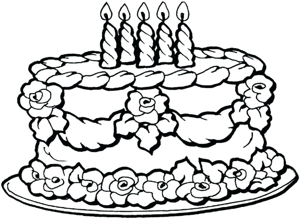1024x747 Coloring Pages Of Happy Birthday