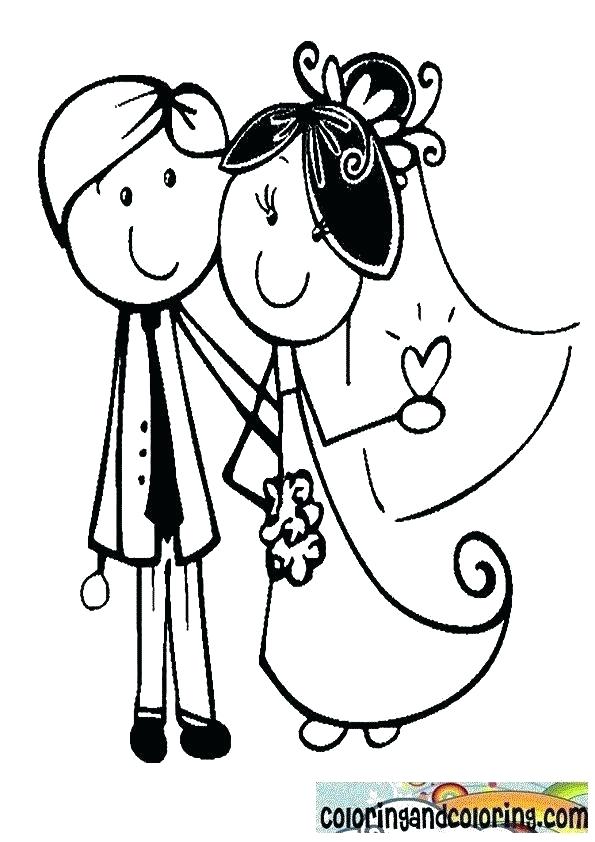 595x842 Wedding Coloring Books Free Free Printable Wedding Coloring Pages