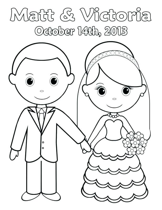 618x800 Wedding Coloring Pages In Beautiful Personalized Wedding Coloring