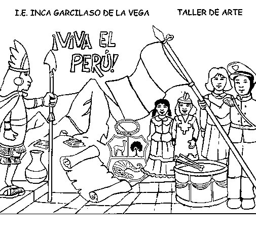 505x470 Coloring Pages Peru Color Bros