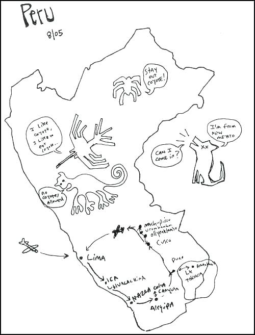 500x657 Peru Flag Coloring Page