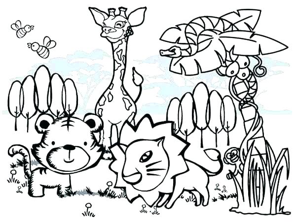 600x452 Coloring Pages Printable Animals Animal Printable Coloring Pages