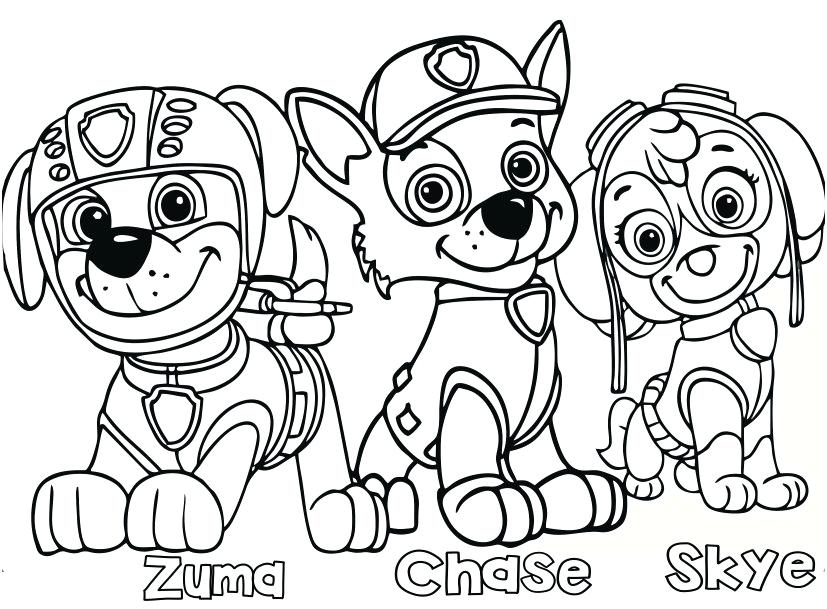 827x609 Paw Patrol Marshall Coloring Page Icontent