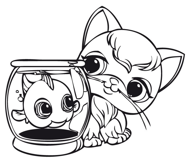 800x697 Littlest Pet Shop Color Pages Popular Coloring Pages Great