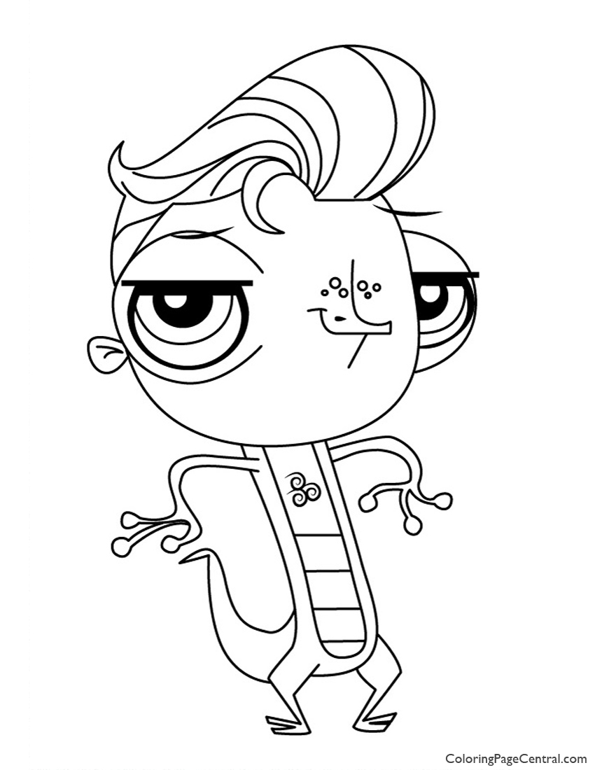 850x1100 Littlest Pet Shop Vinnie Terrio Coloring Page Coloring Page