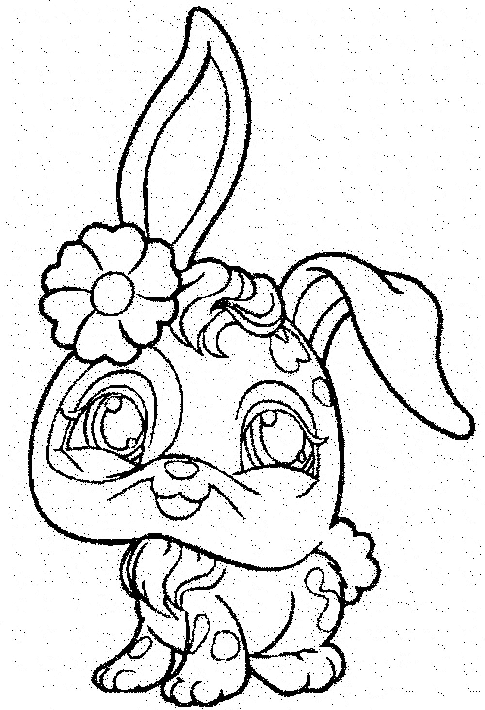 1000x1463 Littlest Pet Shop Coloring Pages Bunny