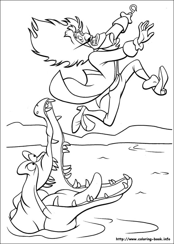 567x794 Peter Pan Coloring Picture