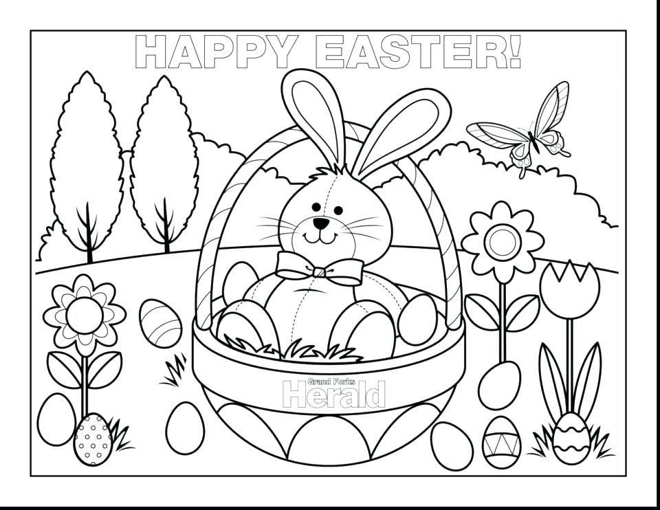 960x742 Rabbit Coloring Pages