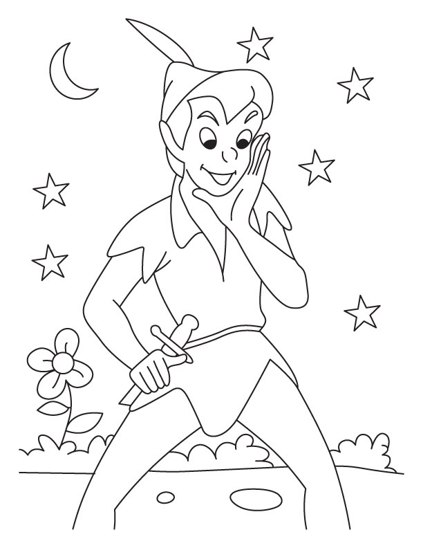 612x792 Peter Pan Coloring Pages Luxury Peter Pan Coloring Pages