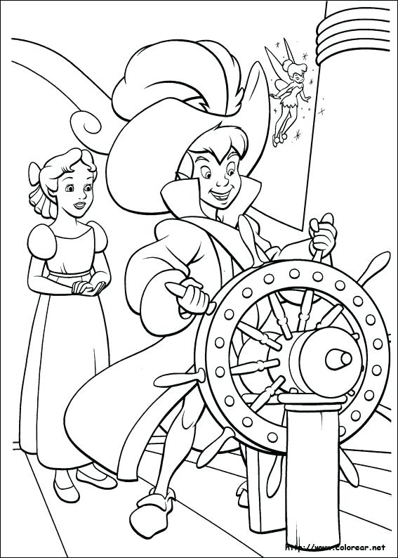 567x794 Disney Coloring Page Peter Pan Coloriage Et Wendy