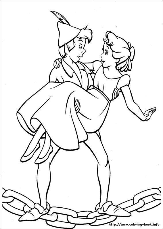 567x794 Peter Pan Coloring Picture Printable Coloring Book Pages