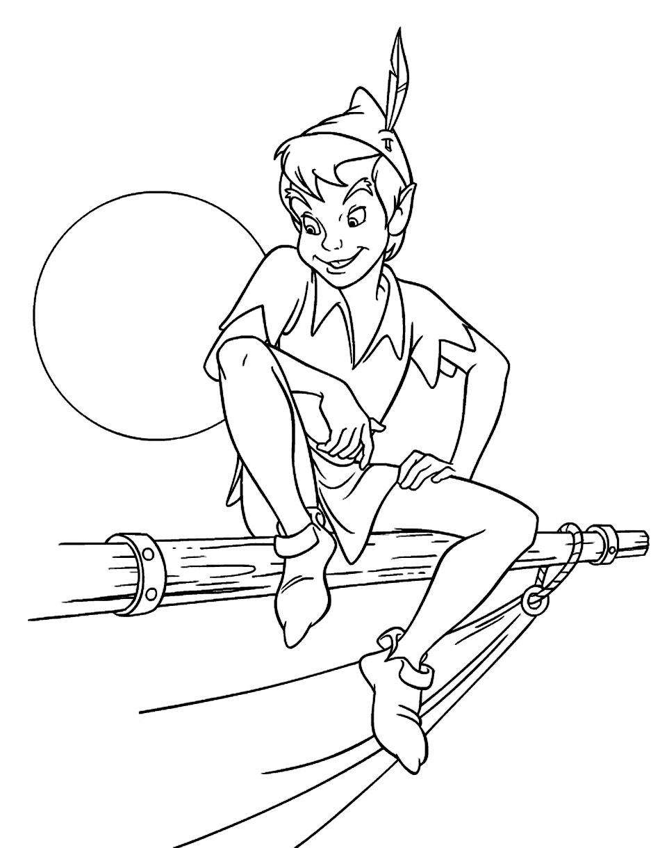 950x1219 Free Printable Peter Pan Coloring Pages For Kids Peter Pans