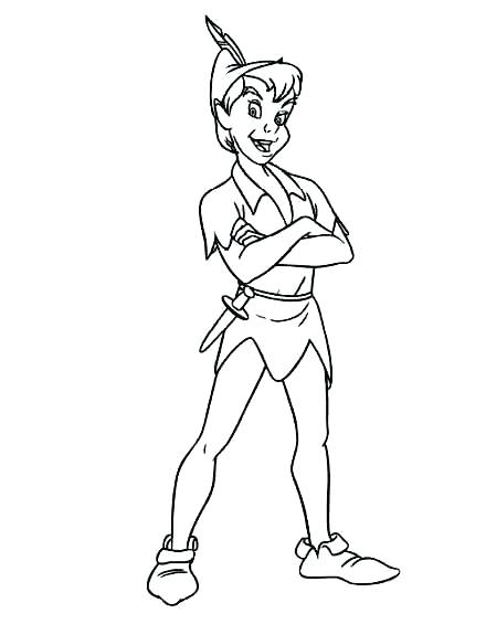 440x565 Peter Pan Coloring Pages Free Peter Pan Flying Coloring Pages