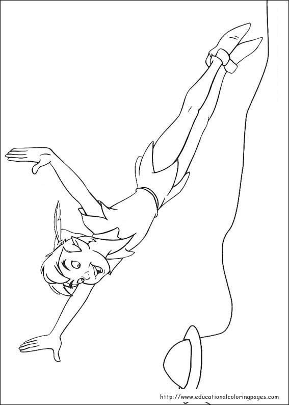 567x794 Peter Pan Coloring Pages
