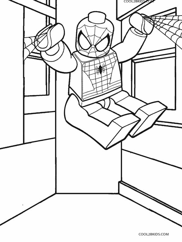 595x790 Printable Spiderman Coloring Pages For Kids