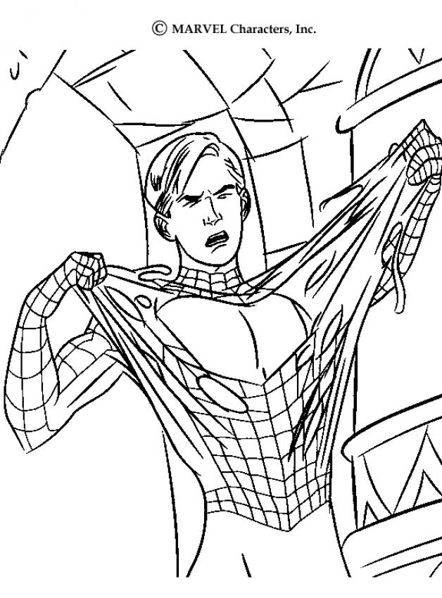628x850 Spider Man Coloring Pages