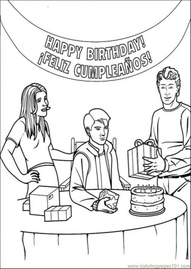 650x912 Happy Birthday Peter Parker Coloring Page