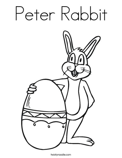 468x605 Peter Rabbit Coloring Page
