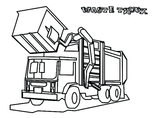 600x464 Peterbilt Coloring Pages Dump Truck Coloring Pages Semi For Adults