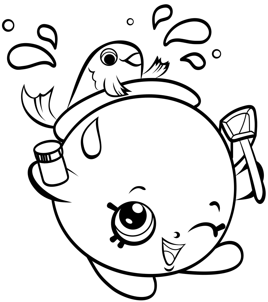 906x1022 Shopkins Coloring Pages