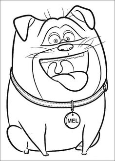 236x330 The Secret Life Of Pets Coloring Page Cumplee