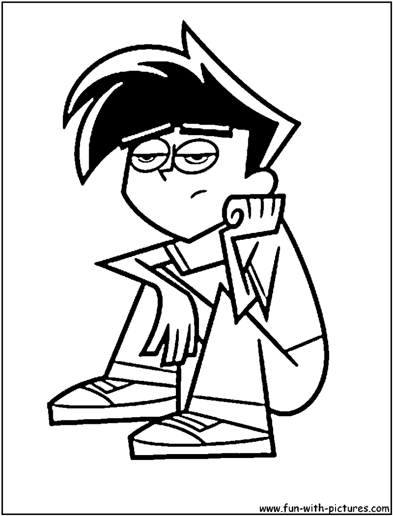 780x1024 Dannyphantom Coloring Page Danny Phantom At Pages