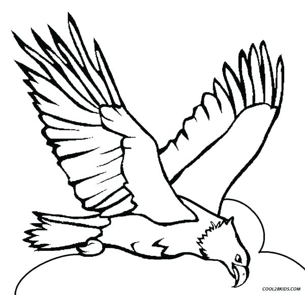 600x580 Eagles Coloring Pages Printable Eagle Coloring Pages For Kids
