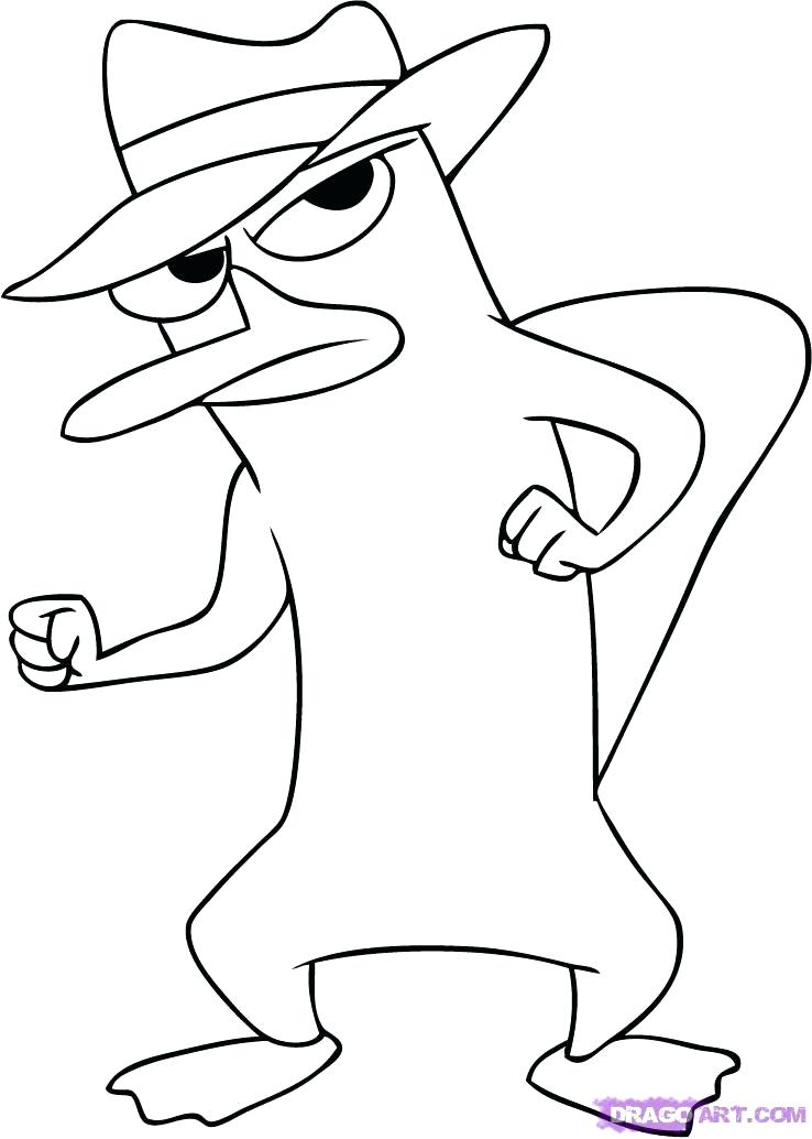 738x1034 Phineas And Ferb Coloring Pages Free And Coloring Sheets Pages