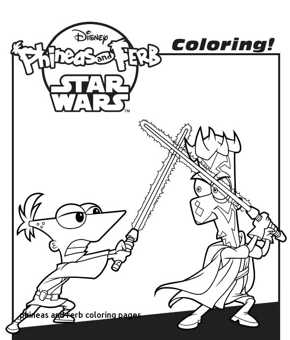 589x690 Phineas And Ferb Coloring Pages To Print And Coloring Pages