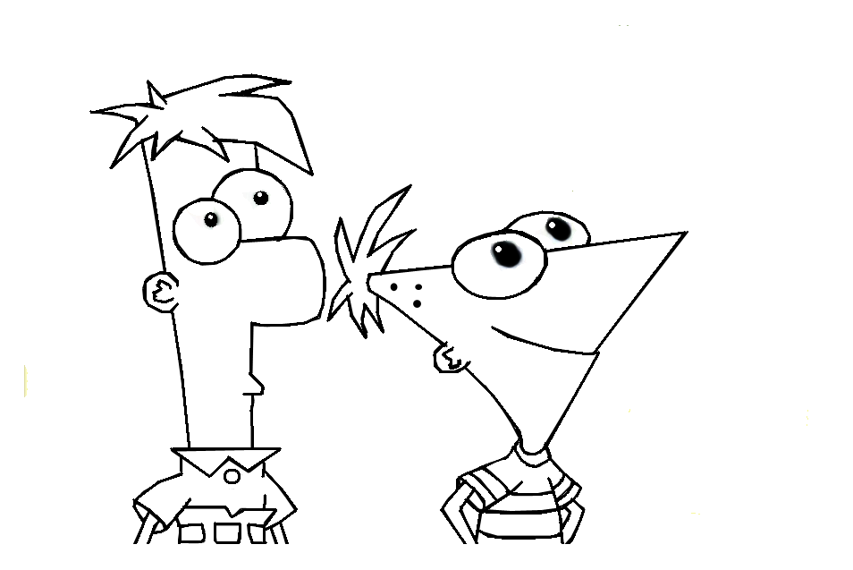 954x637 Phineas And Ferb Free To Color For Kids