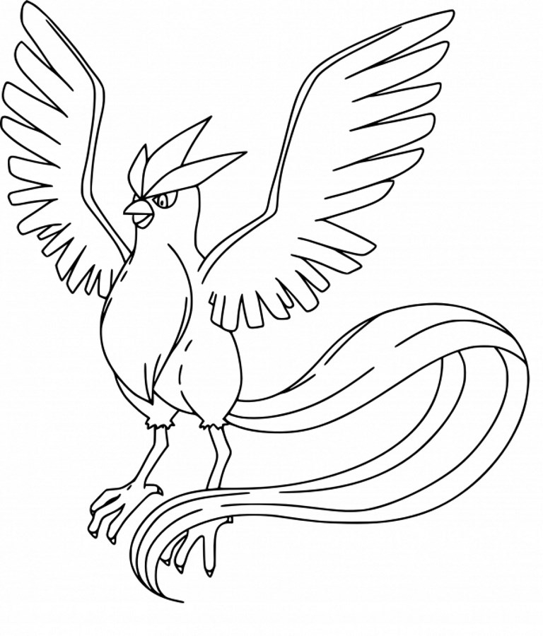 Phoenix Coloring Page