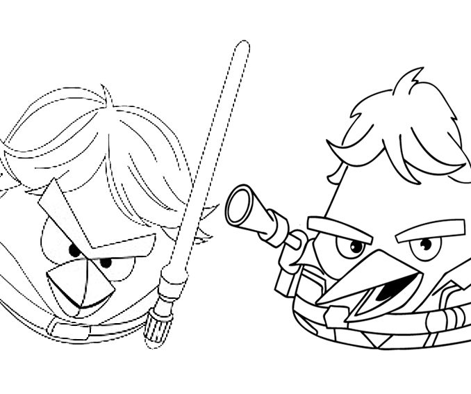 678x567 Angry Birds Star Wars Coloring Book Angry Birds Coloring Pages