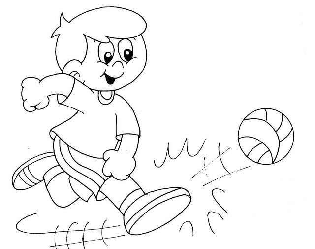 640x505 Physical Education Drawing Coloring
