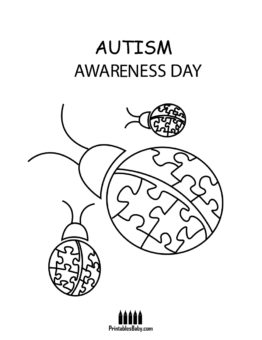262x340 Autism Awareness Day Coloring Pages Archives