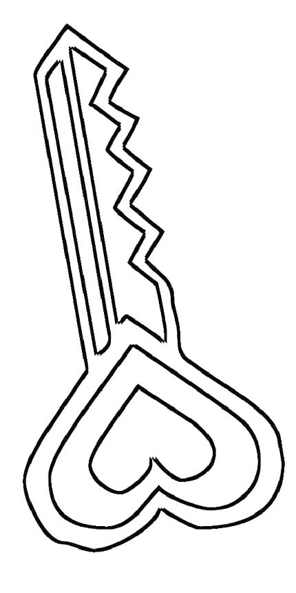 430x860 Key Coloring Page Key Coloring Page Or Page Printable Key Coloring