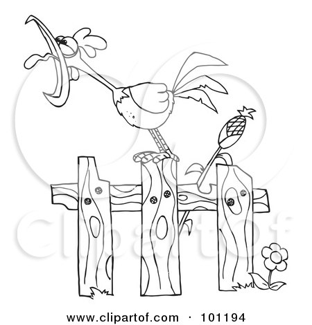 450x470 Farm Fence Coloring Pages