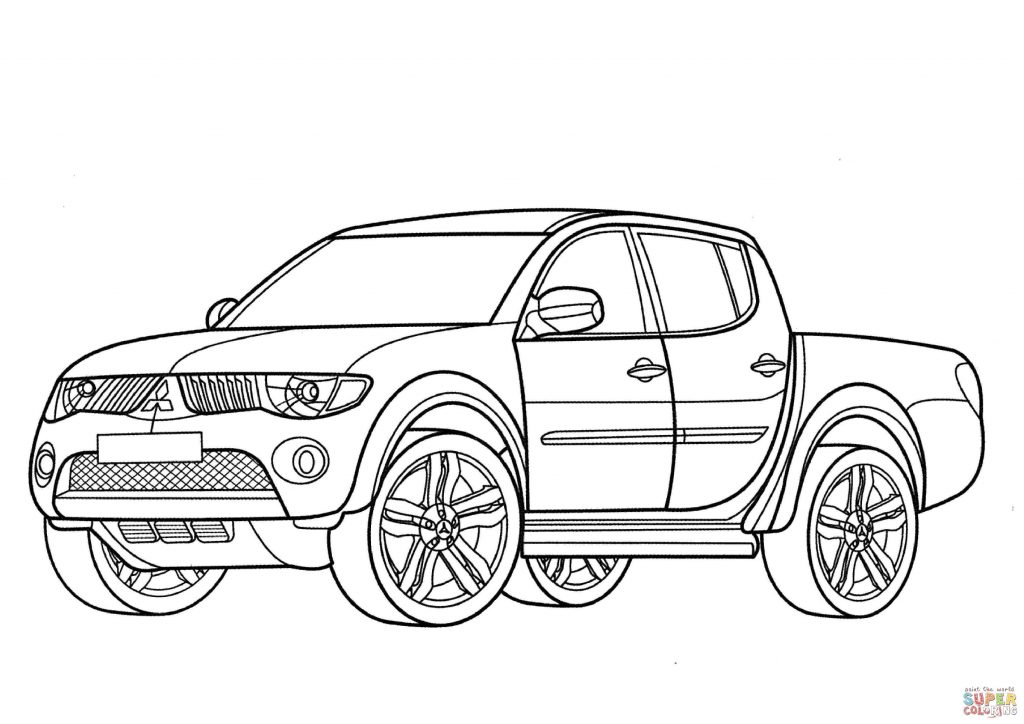 1024x724 Mitsubishi Coloring Page Download