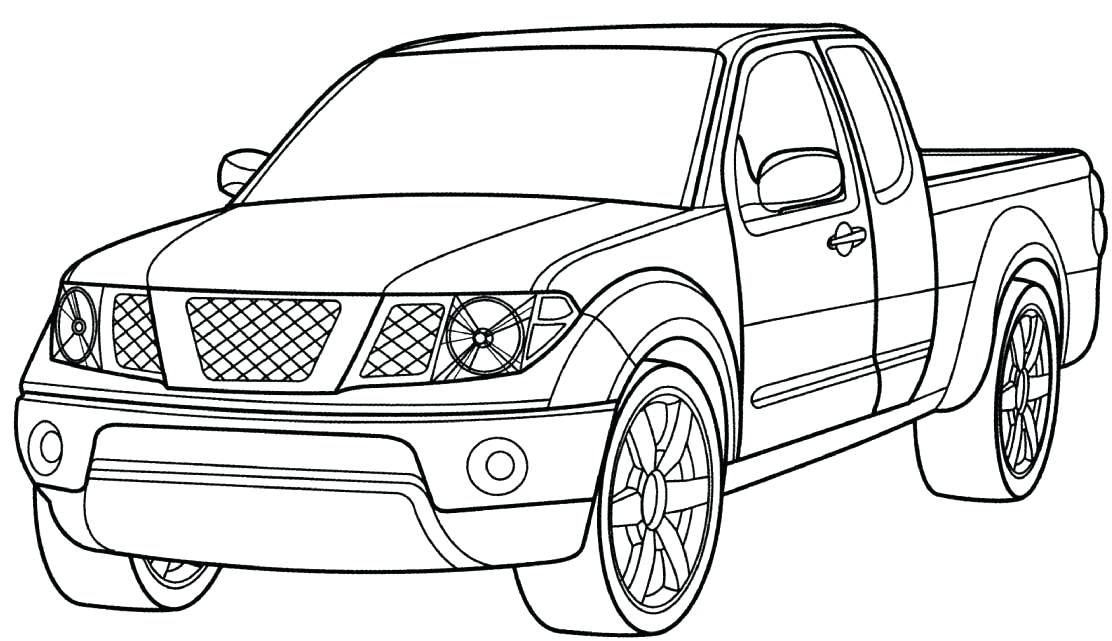1112x641 Pickup Truck Coloring Pages Truck Coloring Page Free Printable