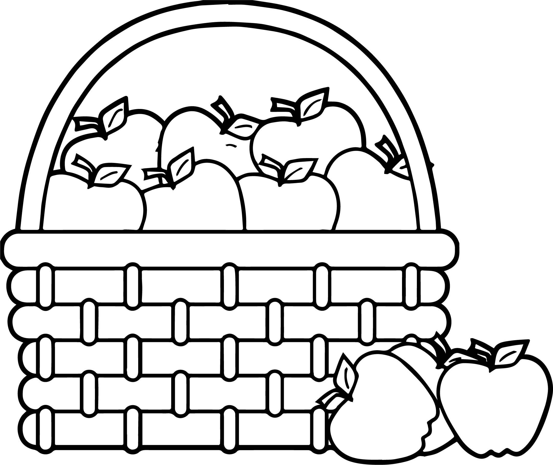 2161x1818 Picnic Basket Coloring Pages
