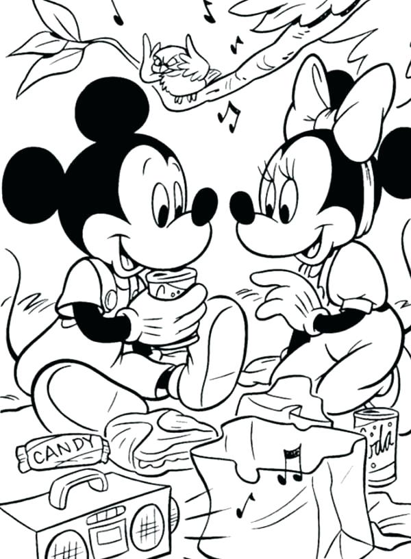 Picnic Coloring Pages at GetDrawings | Free download