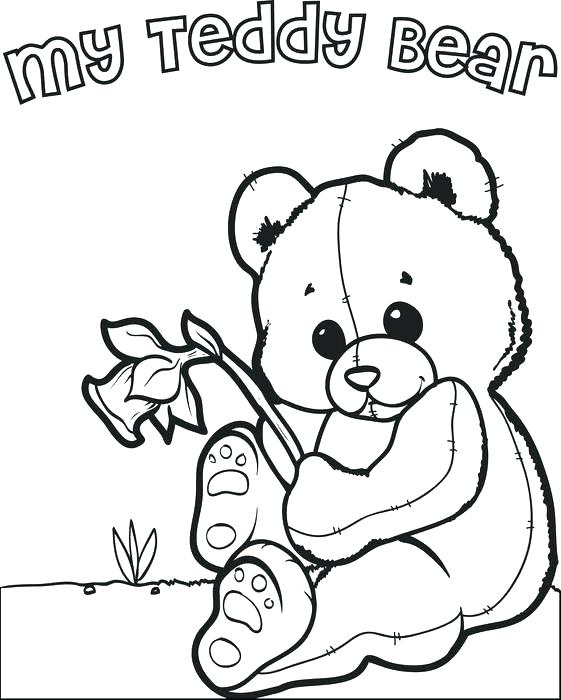 561x700 Picnic Coloring Page Cute Teddy Bear Coloring Pages Cute Teddy