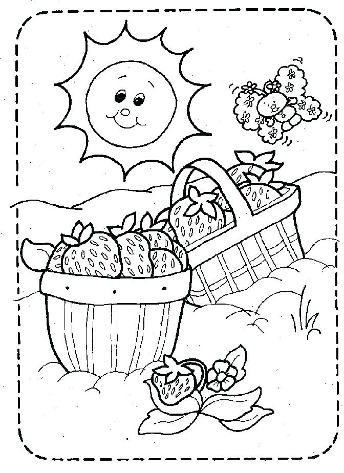 672x924 Picnic Coloring Page Picnic Coloring Page Picnic Basket Coloring