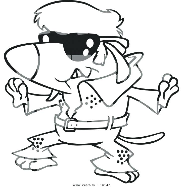 728x742 Elvis Stitch Coloring Pages Coloring Pages Medium Size Of Coloring