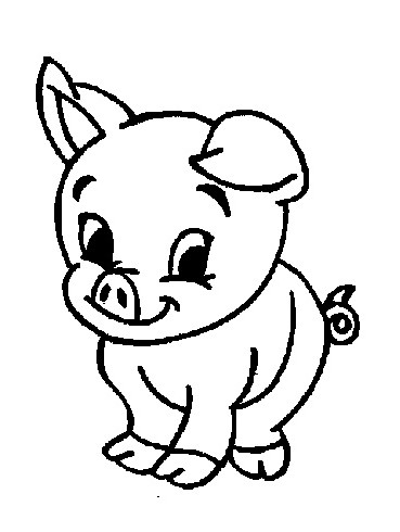 369x490 Farm Coloring Pages Baby Farm Animals Coloring Pages Kids