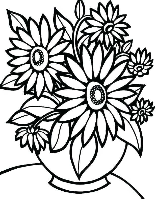 618x785 Realistic Flower Coloring Pages State Flower Coloring Pages Free
