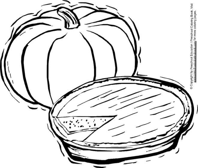660x558 Pie Coloring Pages