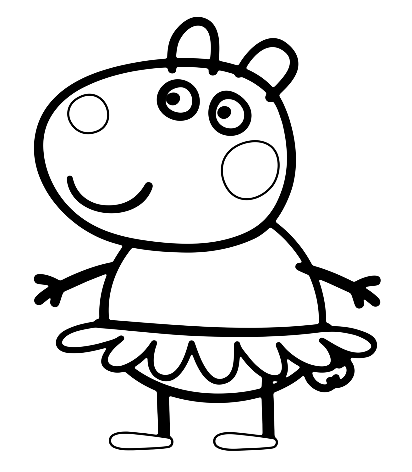 1311x1500 Printable Peppa Pig Coloring Pages You Won't Find Anywhere