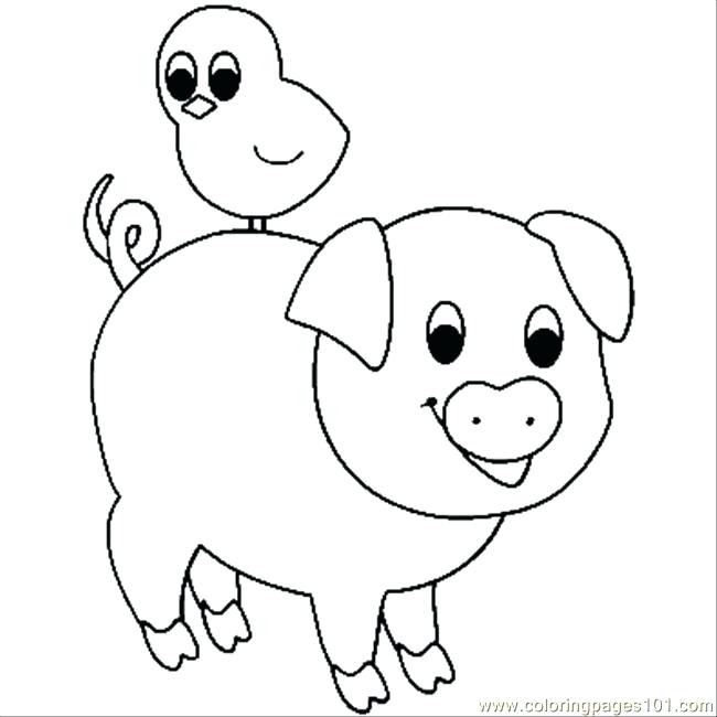 650x650 Pigs Coloring Pages Pig Coloring Page Peppa Pig Coloring Pages